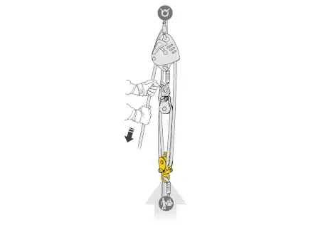 Petzl Umlenkrolle Spin LD Detail 3