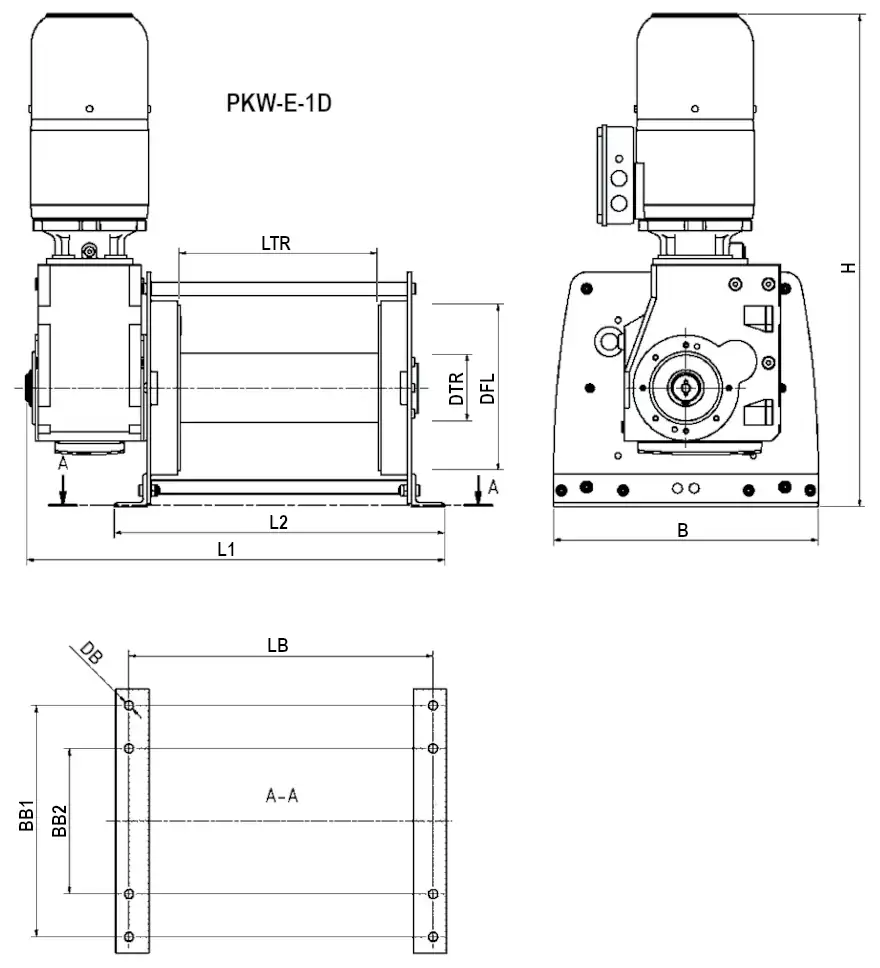Elektroseilwinde PKW-E Elektroseilwinde PKW-E