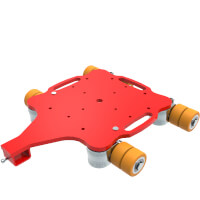 HTS ROTO Fahrwerk ECO-Skate R F48 ohne Gummibelag Traglast 4800 kg  Artikel-Nr.: 10.048.04.40