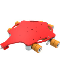 HTS ROTO Fahrwerk ECO-Skate R F64 ohne Gummibelag Traglast 6400 kg  Artikel-Nr.: 10.064.04.40