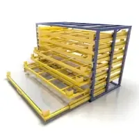 RR - Industrietechnik Blechauszugsregal RBA