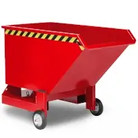 RR - Industrietechnik Kastenwagen Typ RKW 25, RAL 3000 Feuerrot Inhalt 250 dm³  Artikel-Nr.: RMS-100100113