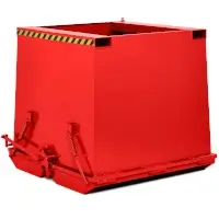 RR - Industrietechnik Klappbodenbehälter Typ RKC 50, RAL 3000 Feuerrot Inhalt 500 dm³  Artikel-Nr.: RMS-100800512