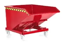 RR-Industrietechnik - Muldenkipper RTK mit Rollen