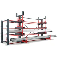 RR - Industrietechnik Roll-Aus-Regal doppelseitig (RRA/RRS)