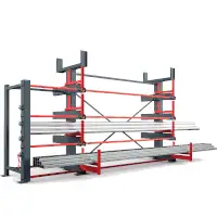 RR - Industrietechnik Roll-Aus-Regal einseitig ( RRA / RRS )
