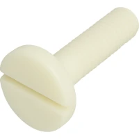  Kunststoff Flachkopfschraube DIN 85