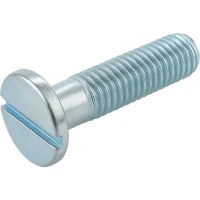  4.8 galv. verz. Flachkopfschraube DIN 85