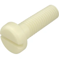  Kunststoff Flachkopfschrauben ISO 1580