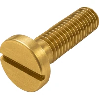  Messing Flachkopfschrauben ISO 1580