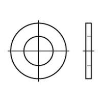  Stahl galv. verzinkt Scheiben DIN 126 M5.5 x DIN 126 Durchmesser 5.5 mm  Artikel-Nr.: REY-001260100055000