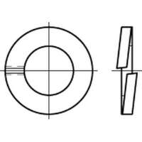  Stahl galv. verzinkt Federring B DIN127 M2 VPE1000 Durchmesser 2 mm  Artikel-Nr.: REY-001270120020000