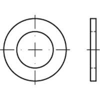  Stahl galv. verzinkt Scheiben ISO 7092 Durchmesser 2 