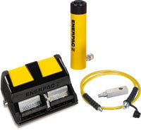 Enerpac Einfachwirkende Zylinderpumpen-Set  SCR-102XA Set Kapazität 10 t  Artikel-Nr.: ENE-SCR102XA