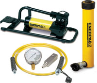Enerpac Einfachwirkende Zylinderpumpen-Set  SCR-1010FP Set Kapazität 10 t  Artikel-Nr.: ENE-SCR1010FP