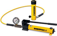 Enerpac Einfachwirkende Zylinderpumpen-Set  SCR-1010H Set Kapazität 10 t  Artikel-Nr.: ENE-SCR1010H
