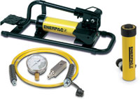 Enerpac Einfachwirkende Zylinderpumpen-Set  SCR-102FP Set Kapazität 10 t  Artikel-Nr.: ENE-SCR102FP