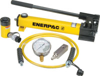 Enerpac Einfachwirkende Zylinderpumpen-Set  SCR-102H Set Kapazität 10 t  Artikel-Nr.: ENE-SCR102H
