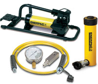 Enerpac Einfachwirkende Zylinderpumpen-Set  SCR-106FP Set Kapazität 10 t  Artikel-Nr.: ENE-SCR106FP
