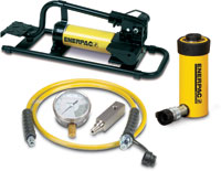 Enerpac Einfachwirkende Zylinderpumpen-Set  SCR-154FP Set Kapazität 15 t  Artikel-Nr.: ENE-SCR154FP
