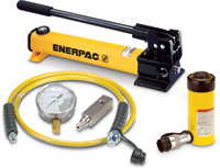 Enerpac Einfachwirkende Zylinderpumpen-Set  SCR-154H Set Kapazität 15 t  Artikel-Nr.: ENE-SCR154H