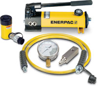 Enerpac Einfachwirkende Zylinderpumpen-Set  SCR-55H Set Kapazität 5 t  Artikel-Nr.: ENE-SCR55H