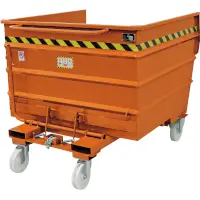 Kippbehälter LT 1350A Orange Inhalt 1320 dm³  Artikel-Nr.: SALL-LT1350A