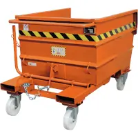 Kippbehälter LT 500A Orange Inhalt 490 dm³  Artikel-Nr.: SALL-LT0500A