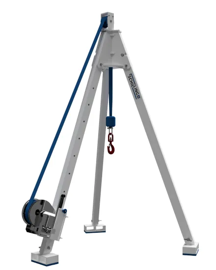 Schilling Dreibock 1621001 mit Handwinde und eingezogenen Beinen