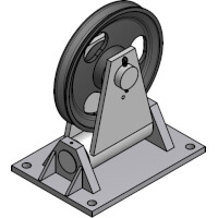 Schwenkbare Seilrollen WZ 31 max. Seil-Ø 5 mm  Artikel-Nr.: K120847