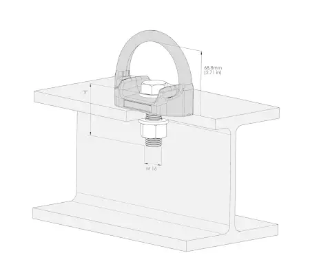 SKYLOTEC D-BOLT Abmessungen