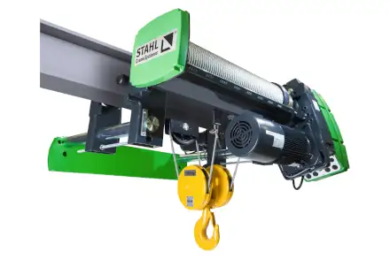 Stahl CraneSystems Elektroseilwinde mit Einschienenlaufkatze