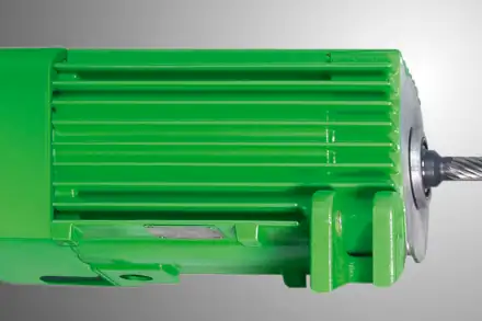 Antrieb eines Elektrokettenzuges von Stahl CraneSystems