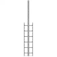 Tractel Gerader Überstieg mit Seitenholmen feuerverzinkt System A11, feuerverzinkt   Artikel-Nr.: 501768