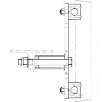 Tractel Halterung für Gittermasten