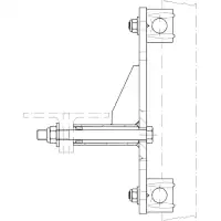 Tractel Halterung für Gittermasten 