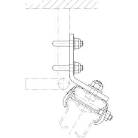 Tractel Halterung seitlich am Steigeisen