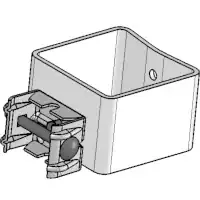 Tractel Vierkantrohr-Halterung Typ II