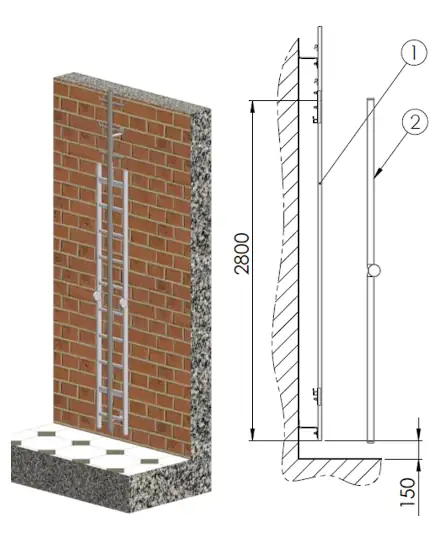 Tractel FABA A12 Zugangsbeschränkung Butterfly-Door