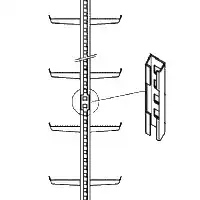 Tractel Leiter mit Ausklinkung