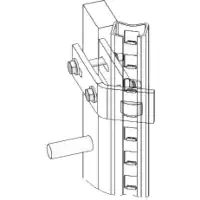 Tractel Halter für rechteckige Seitenprofile