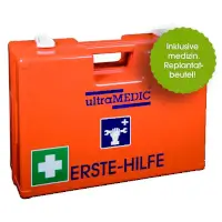 Erste-Hilfe Branchenkoffer Werkstätten orange Bereiche Werkstätten *  Artikel-Nr.: UM-SAN-0175-WERK