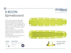 ultraMEDIC S-BOON Spineboard
