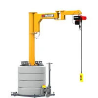 Vetter MOBILUS Knickausleger MOB12 BS 1,25-2,0 inkl. Elektrokettenzug Tragfähigkeit 125 kg  Artikel-Nr.: VET-MOB12-BS1,25-2,0+SIXX1F-BL+V1590