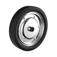 Wicke Standard Rubber Black Blechfelgen-Rad GB 400/ 75/5R Rad - Ø 400 mm  Artikel-Nr.: WIC-100500