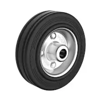 Wicke Standard Rubber Black Blechfelgen-Rad GB 100/ 30/1R Rad - Ø 100 mm  Artikel-Nr.: WIC-129119