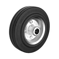 Wicke Standard Rubber Black Blechfelgen-Rad GB 125/ 38/2R Rad - Ø 125 mm  Artikel-Nr.: WIC-129120