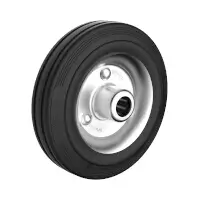 Wicke Standard Rubber Black Blechfelgen-Rad GB 160/ 40/4R Rad - Ø 160 mm  Artikel-Nr.: WIC-136593