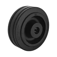 Standard Rubber Black Rad GK 80/ 25/1R Rad - Ø 80 mm  Artikel-Nr.: WIC-139679