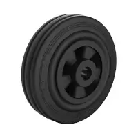 Standard Rubber Black Rad GK 125/ 38/2R Rad - Ø 125 mm  Artikel-Nr.: WIC-139681